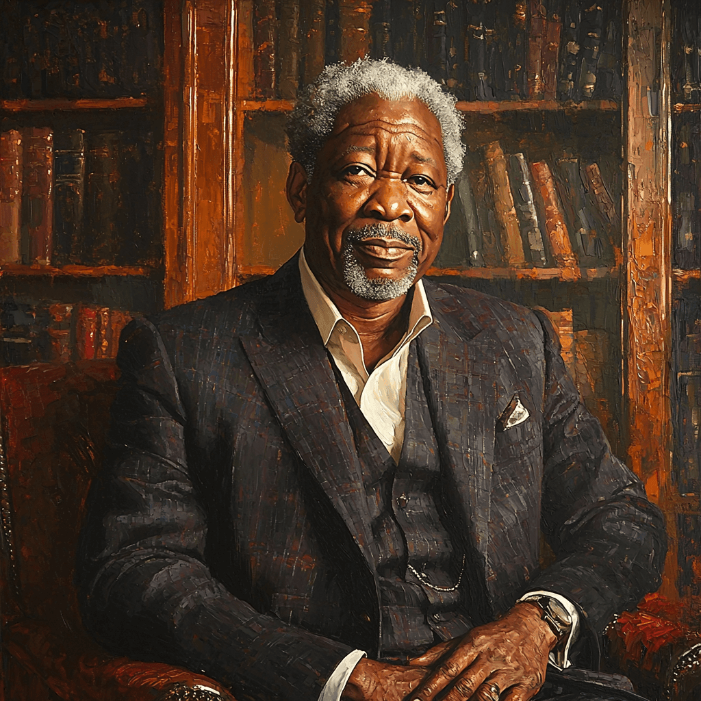 Morgan Freeman: The Resonant Wisdom Of A Legend Paint By Color