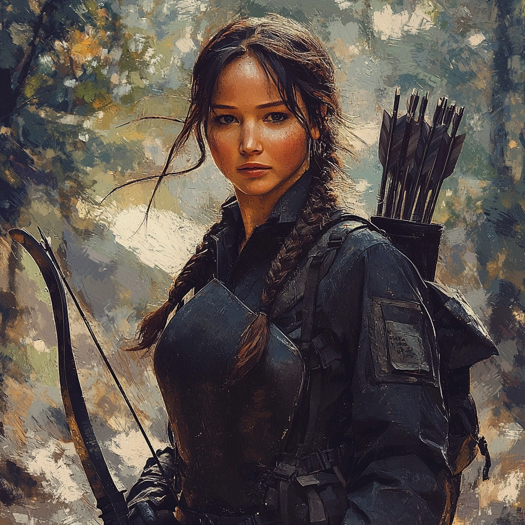 Jennifer Lawrence: The Spark Of Everlasting Resilience Numbered Painting Kits