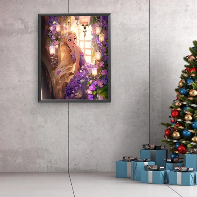 Rapunzel Themed Paint By Numbers Acrylic Painting Kit