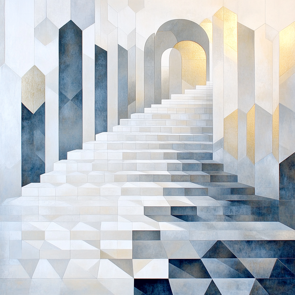 M.C. Escher Inspired Tessellated Constellation Grid DIY paint by numbers