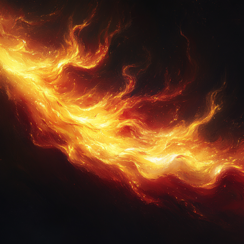 Caravaggio Inspired Solar Flare Numbered painting kits