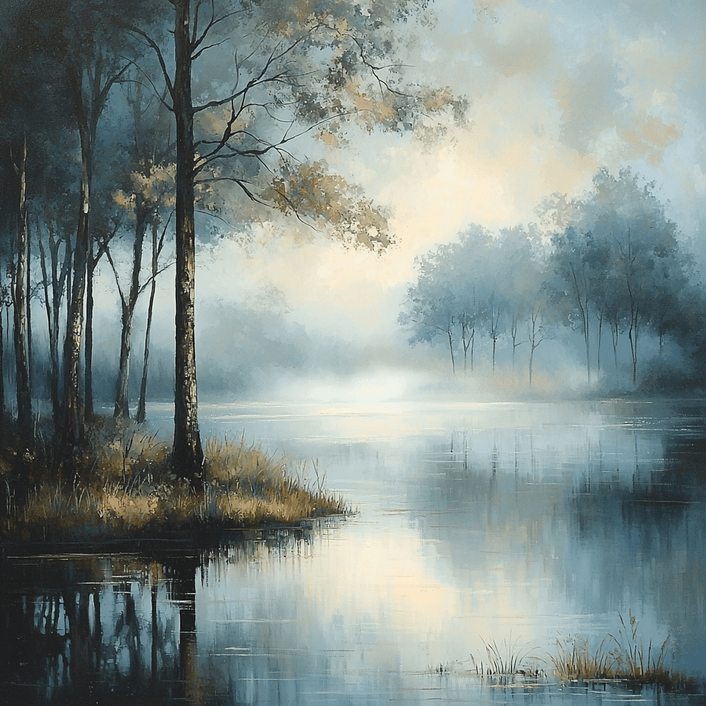 J.M.W. Turner Inspired Sublime Silence Paint By Color