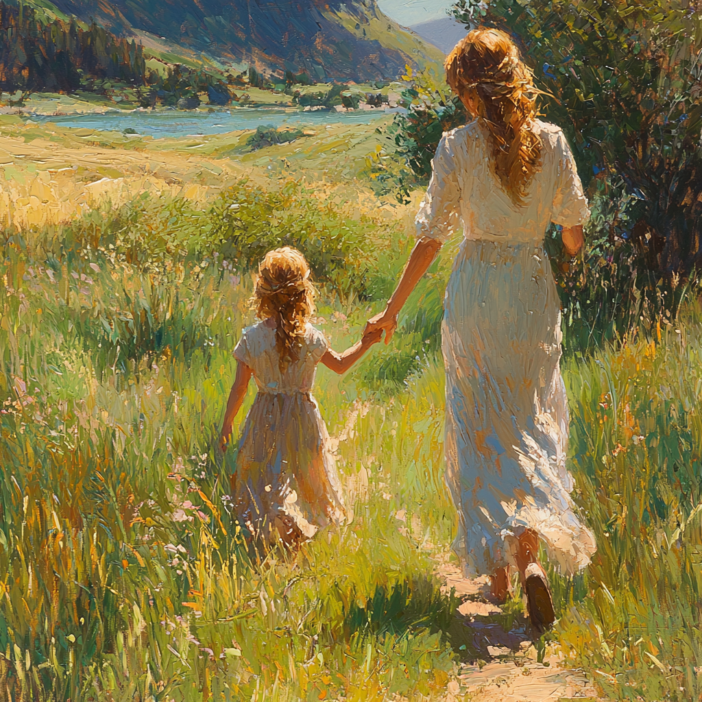 The Power Of A Mother’s Hand Paint By Color