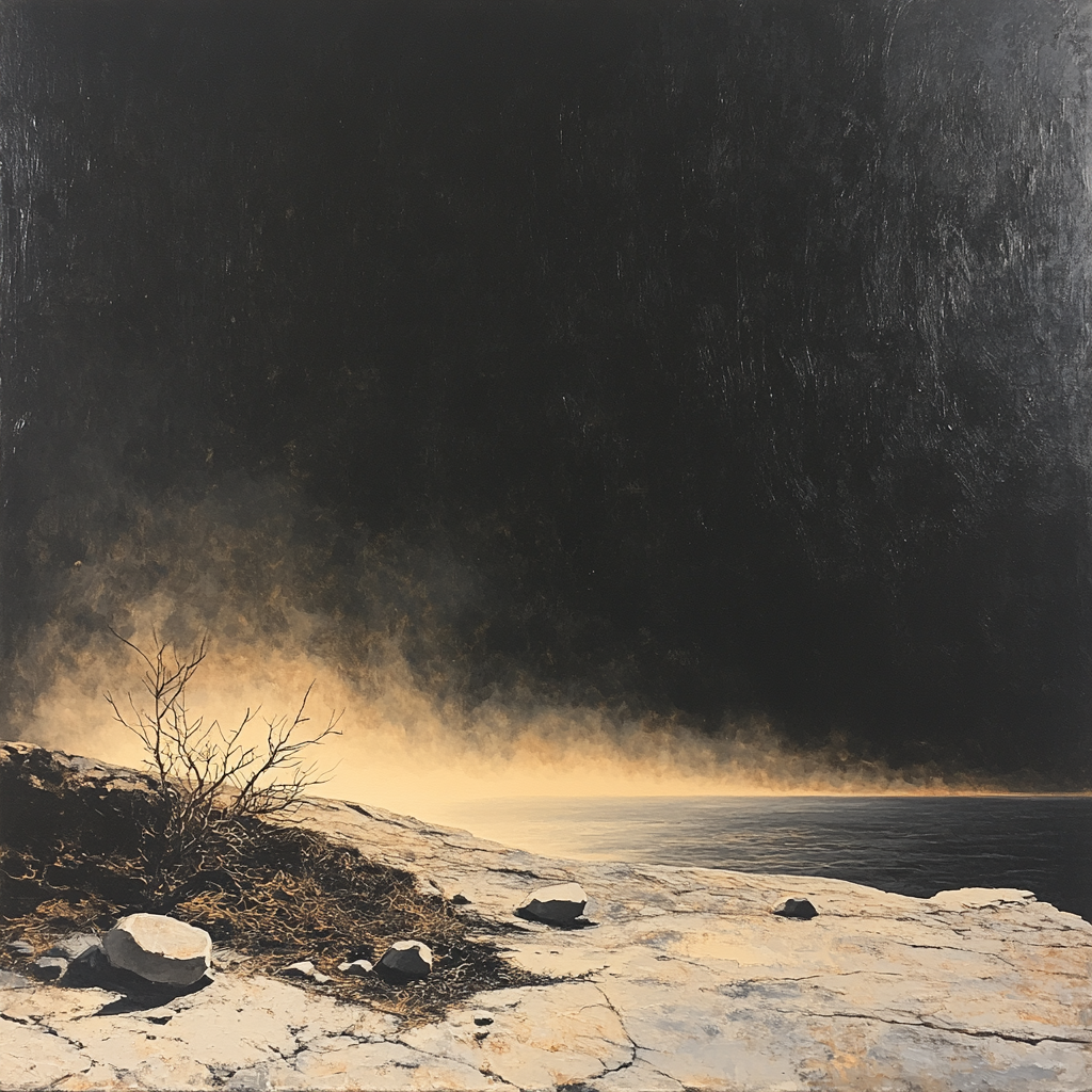 Francisco Goya Inspired Visionary Nightscape With Ominous Horizon paint by numbers