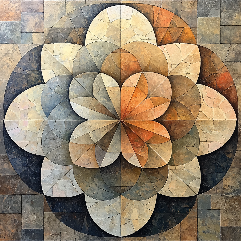 Michelangelo Inspired Sacred Geometry Of Nature Painting By Numbers Kit