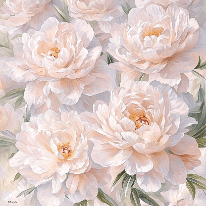 Berthe Morisot Inspired Blooming Peonies Paint By Color