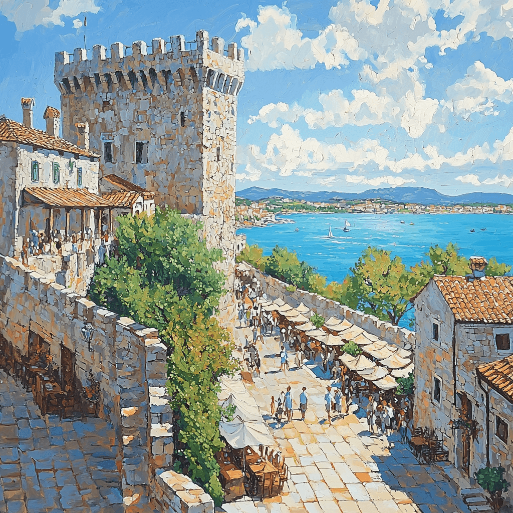 Old Town Of Dubrovnik - Croatia Paint By Number