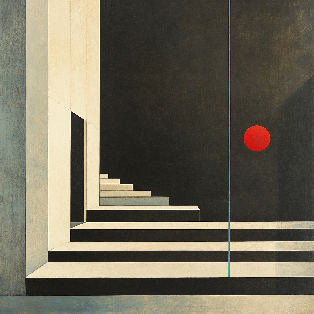 Kazimir Malevich Inspired Void Architecture paint by color