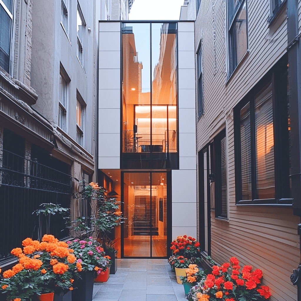 The Narrowest House - Warsaw Painting Number Kit