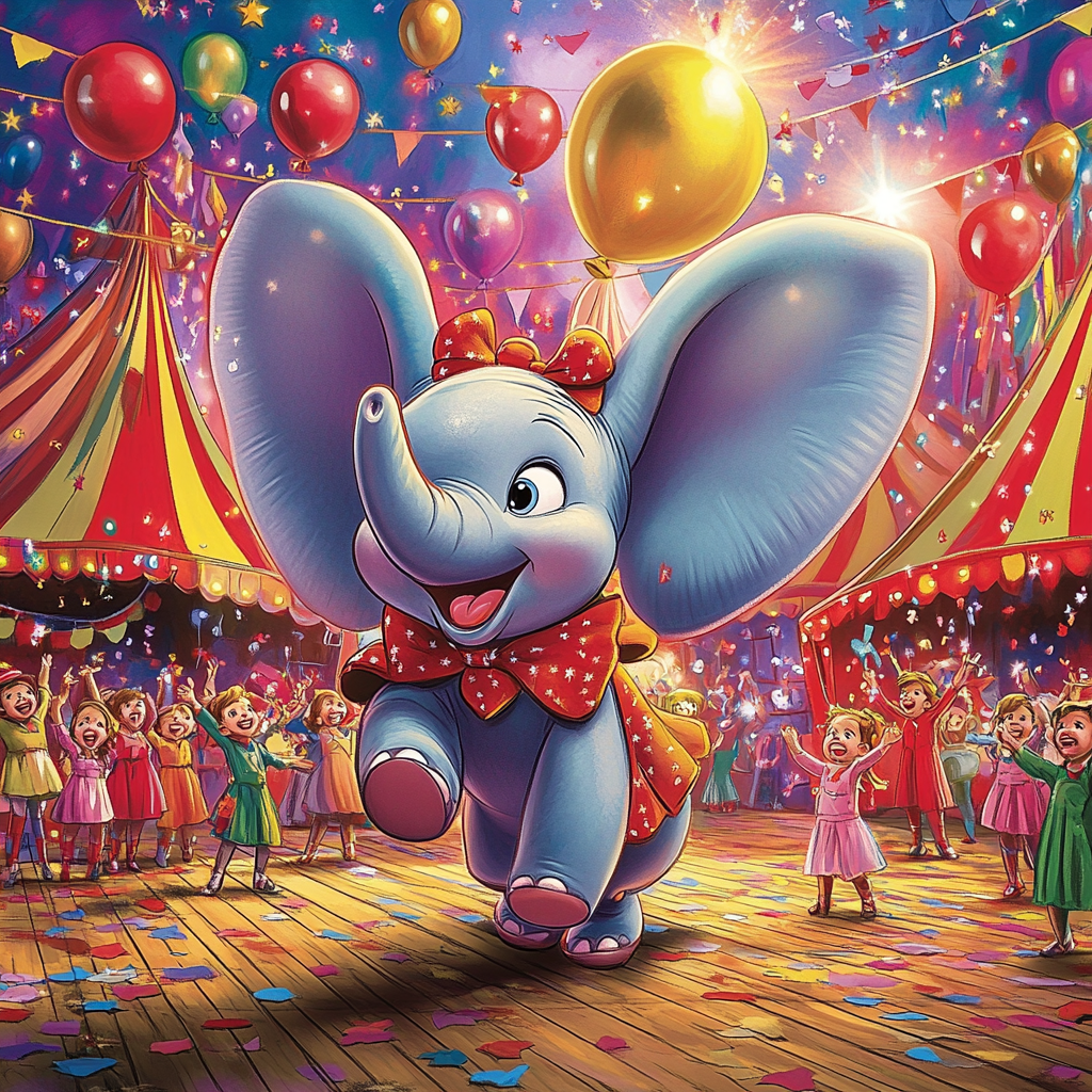 Dumbo’s Circus Delight Numbered painting kits