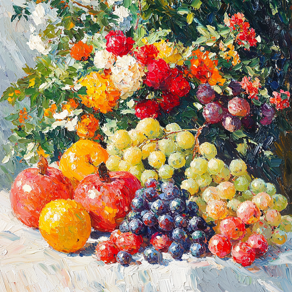 Claude Monet Inspired Sweet Summer Fruits Paint By Numbers Kits