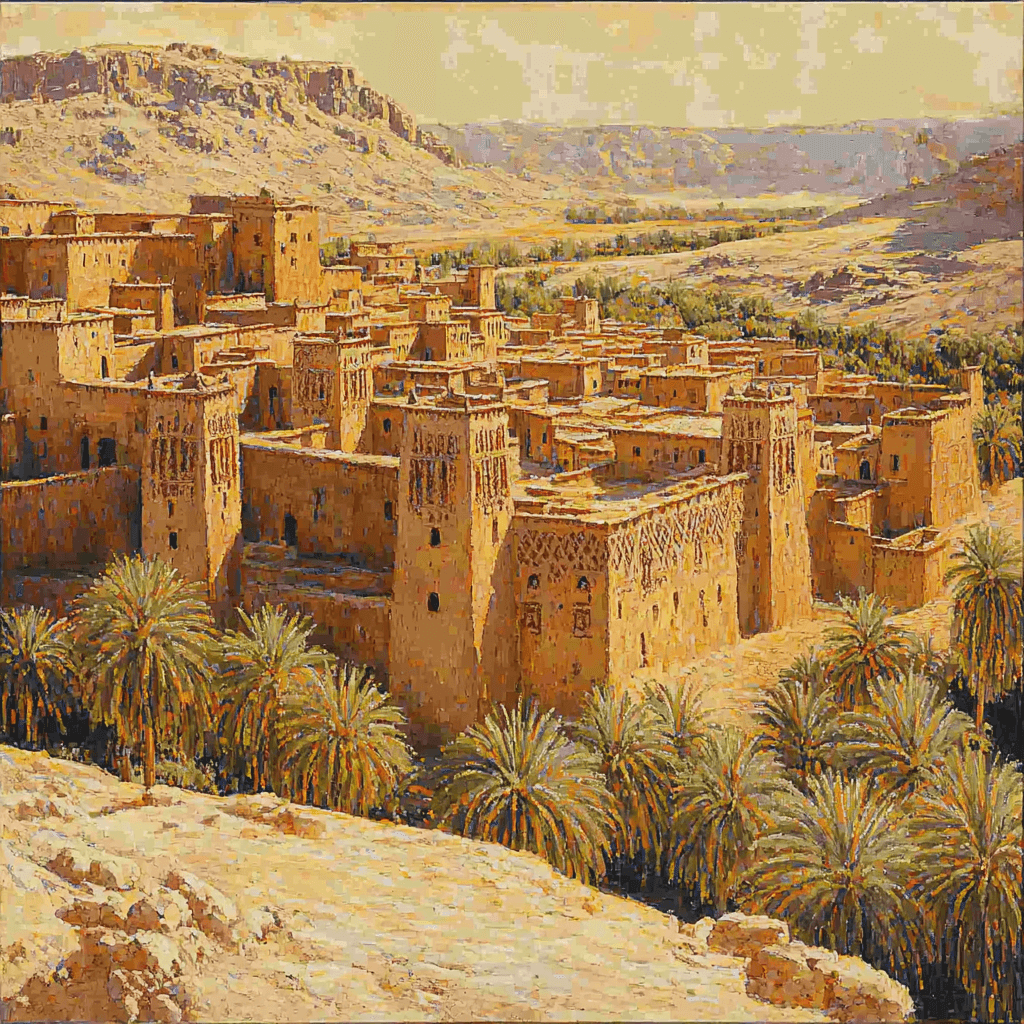 Aït Benhaddou - Morocco Number Painting