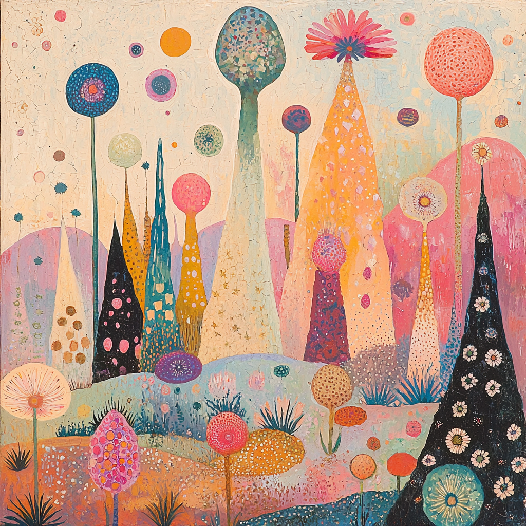 Max Ernst Inspired Surreal Garden Of Imagination Painting Number Kit