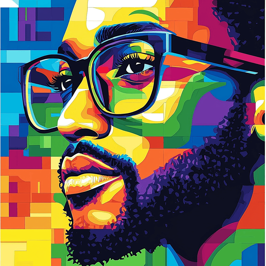 Kehinde Wiley Inspired Historical Figures In Color DIY Paint By Numbers