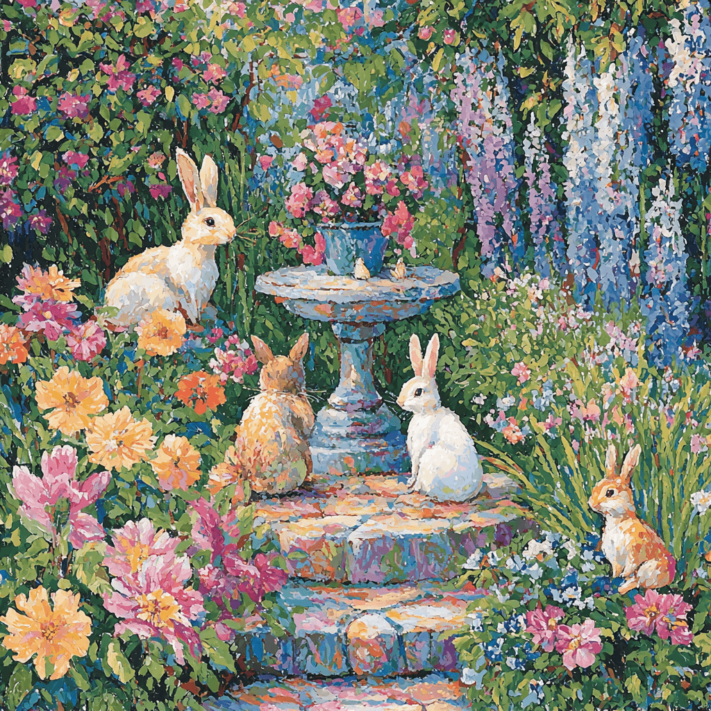 Mary Cassatt Inspired Springtime Whimsy Paint By Color