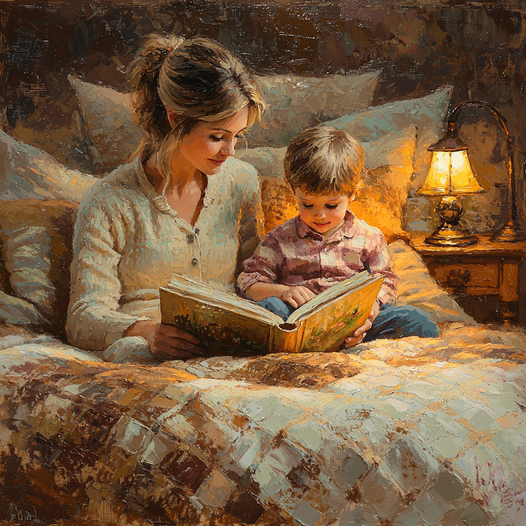 Cherished Bedtime Stories Paint By Color