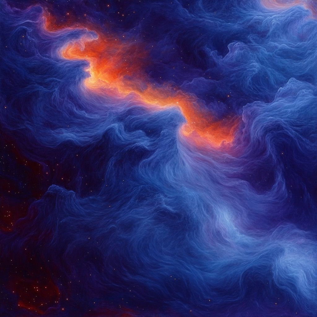 Michelangelo Inspired Celestial Veil paint by numbers