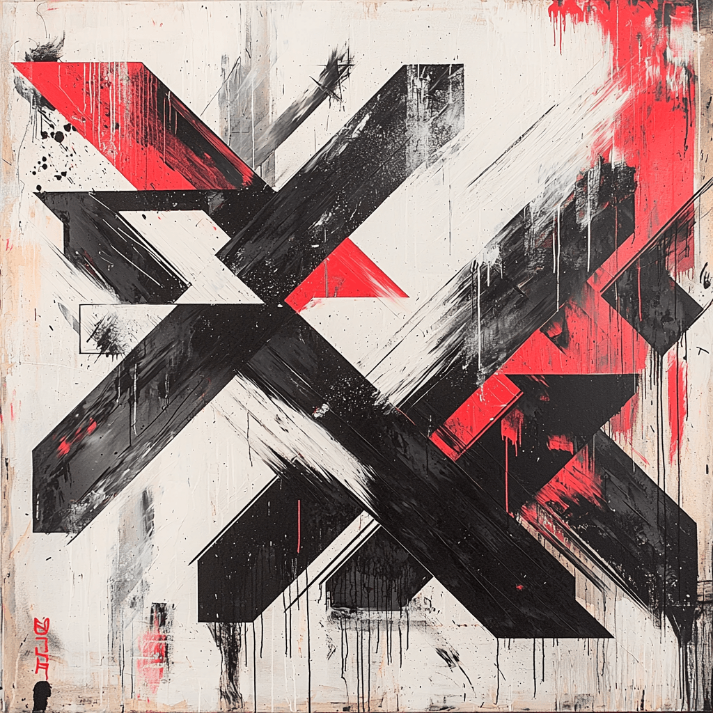 Banksy Inspired Fragments Of Change Paint By Number