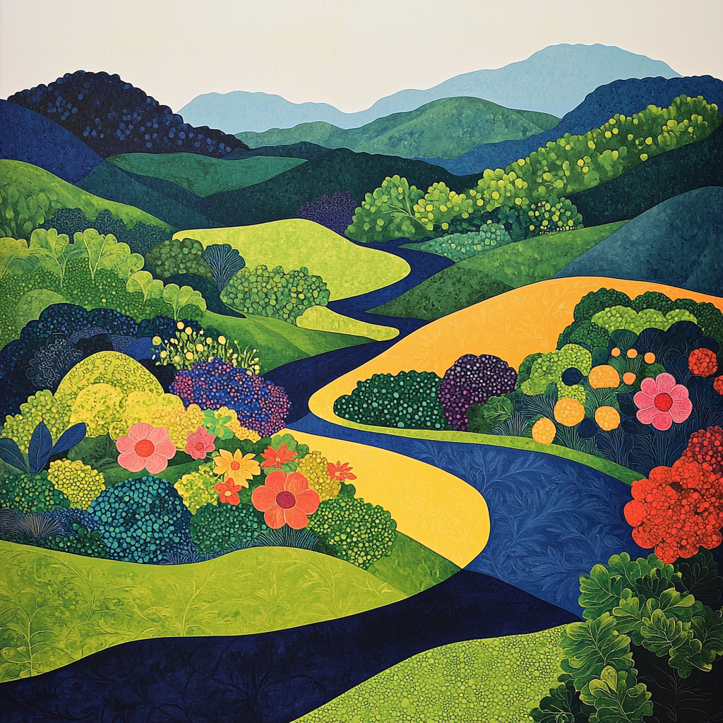 Michelangelo Inspired Nature's Canvas Number Painting