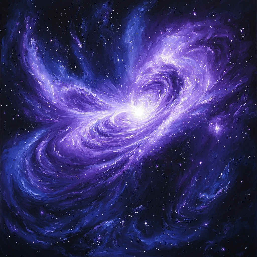 Caravaggio Inspired Cosmic Light Symphony Painting Number Kit