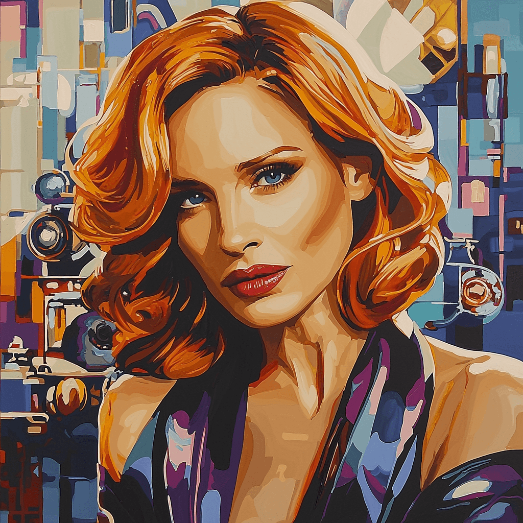 Jessica Chastain: The Fierce Heart Of Talented Truths Painting By Numbers Kit