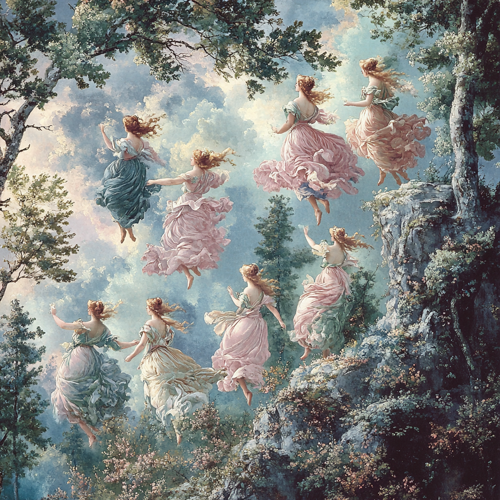 Botticelli Inspired Renaissance Mythology Scene Painting by numbers kit