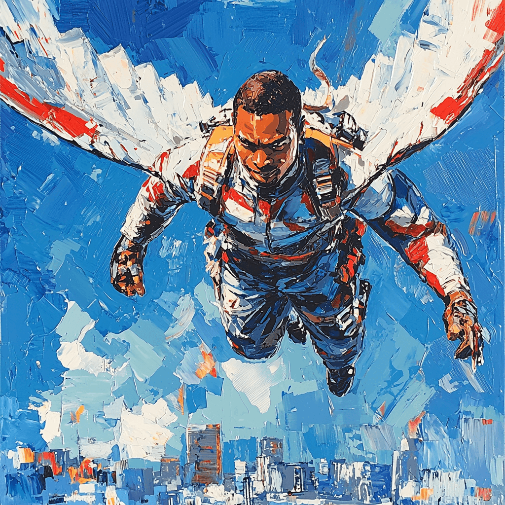 Anthony Mackie: Soaring High As Falcon Painting Number Kit