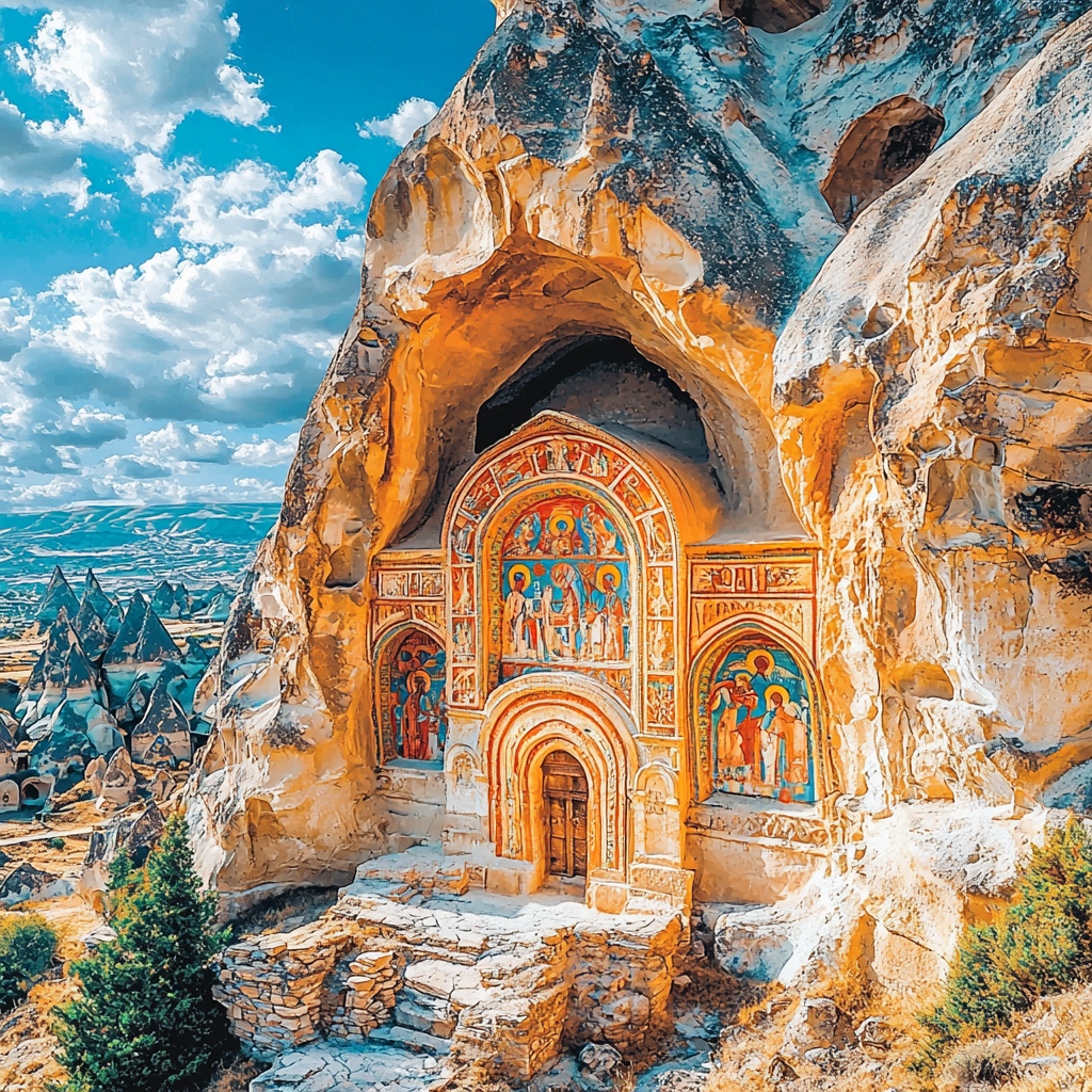 Goreme Open-Air Museum Paint By Color