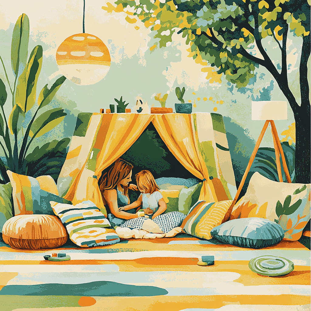 Pillow Fort Adventures Painting Number Kit