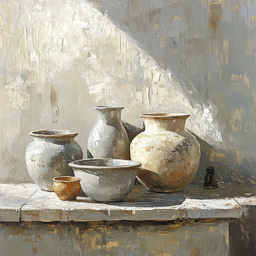 Diego Velázquez Inspired Atmospheric Earthenware Composition Painting by numbers kit