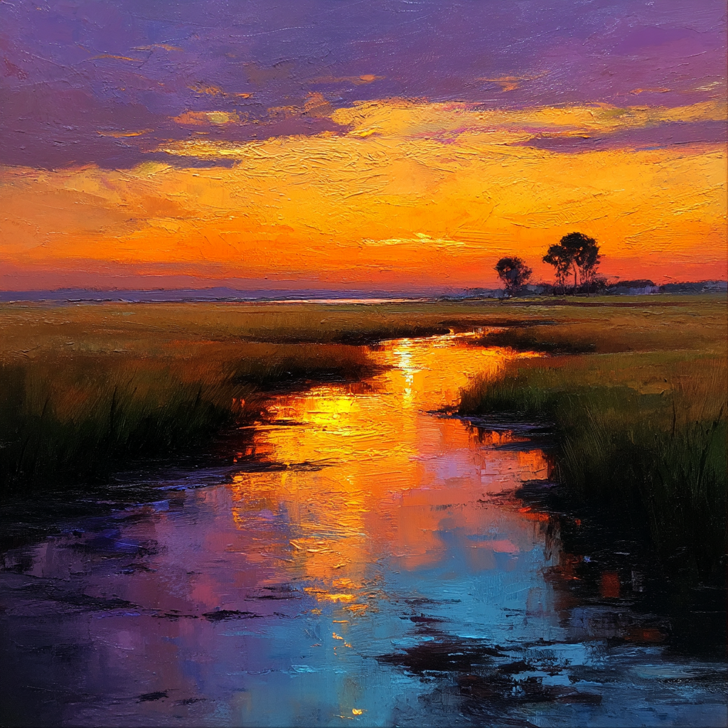 Evening Walk Home Paint By Number