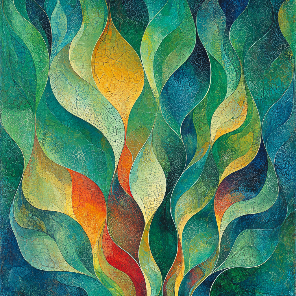 Max Ernst Inspired Mystical Flora Of The Imagination Painting Number Kit