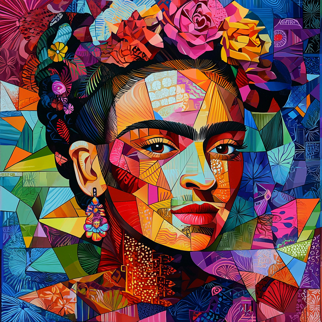 Frida Kahlo Inspired Soulful Landscape Paint By Color