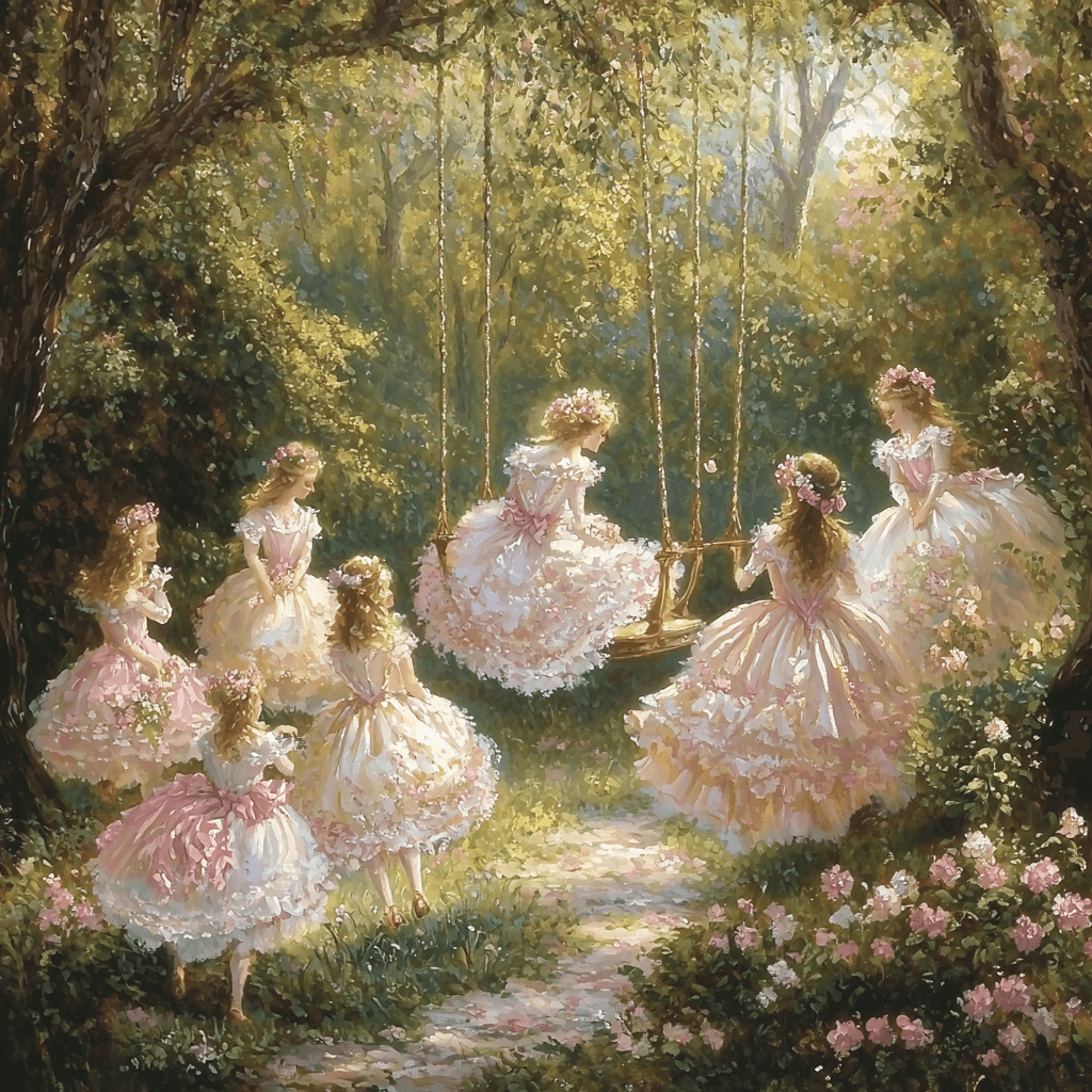 Jean-Honoré Fragonard Inspired Fragonard's Romantic Reverie Paint By Numbers Kits