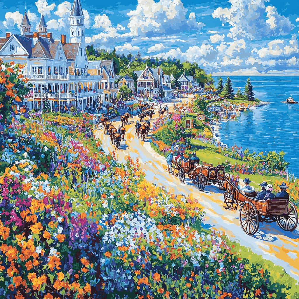 Mackinac Island Paint By Number
