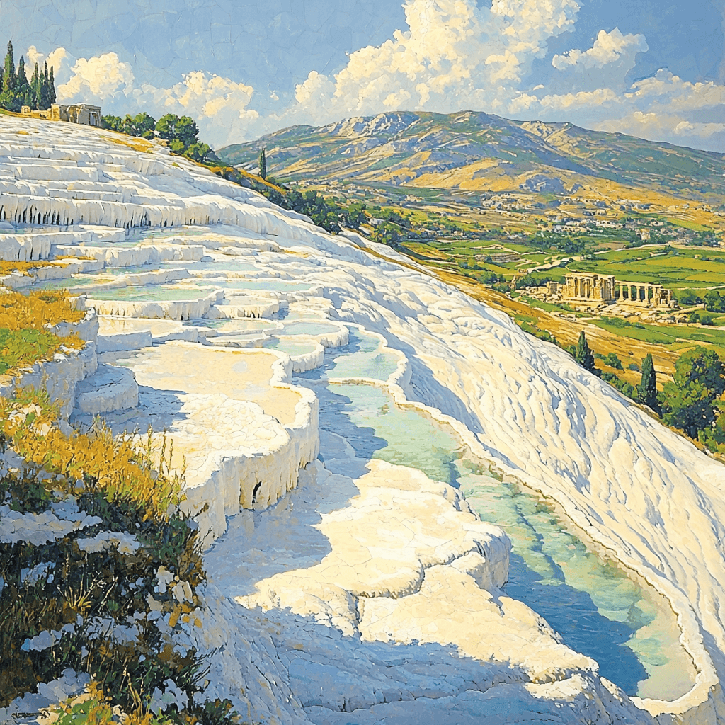 Pamukkale - Denizli Painting Number Kit