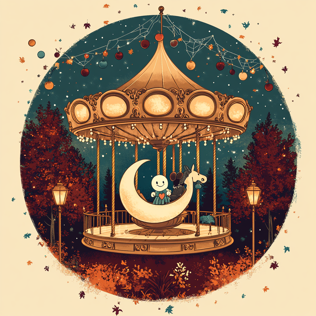 Haunted Carousel Of Wishes DIY paint by numbers