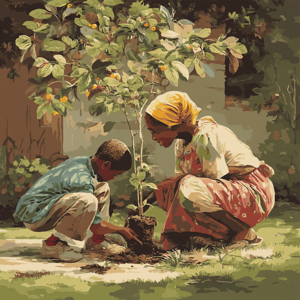 Caring Hands Of Love Painting Number Kit