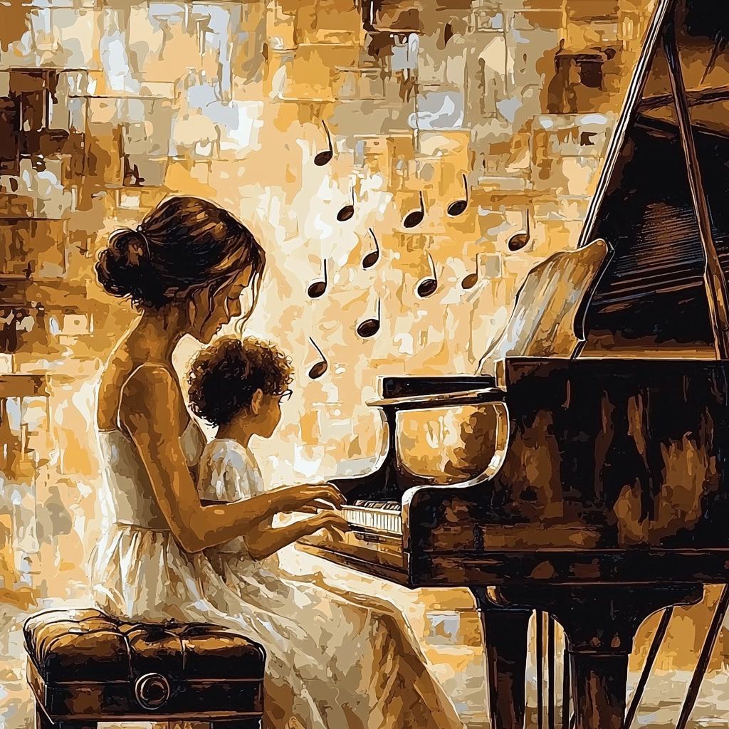 Piano Lessons Paint By Number