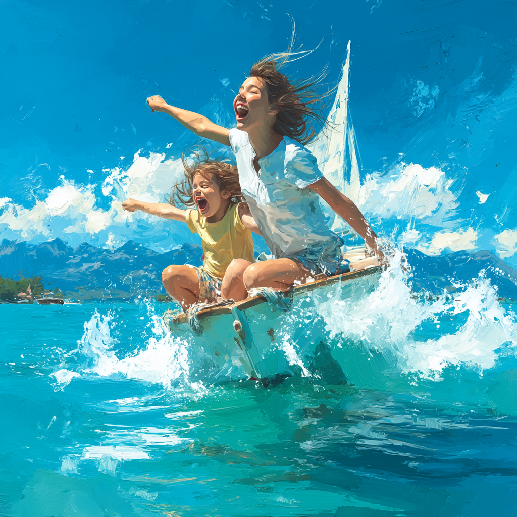 Sailing Through Adventures Paint By Color