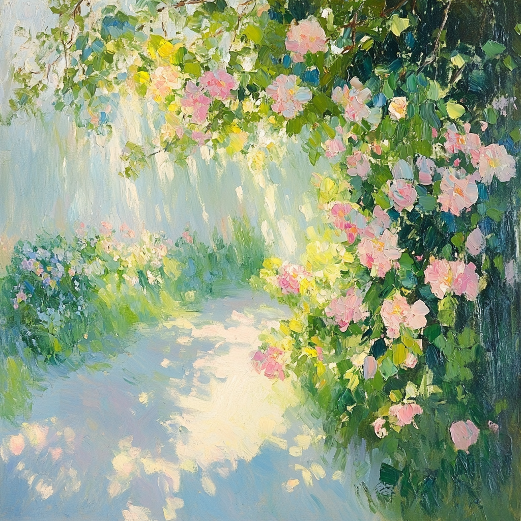 Claude Monet Inspired Spring Garden Paint by numbers kits