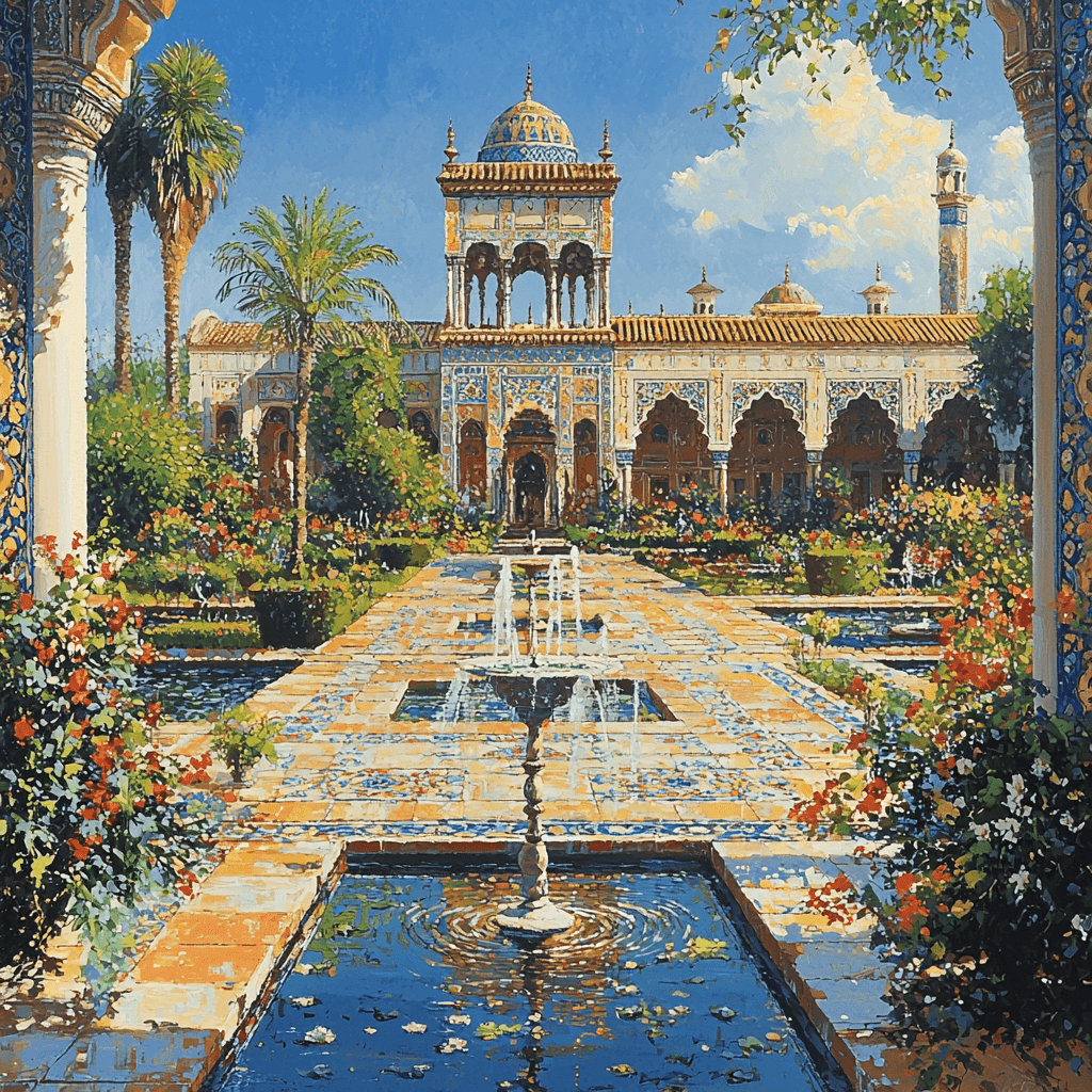 The Alcazar Of Seville - Spain Paint By Number