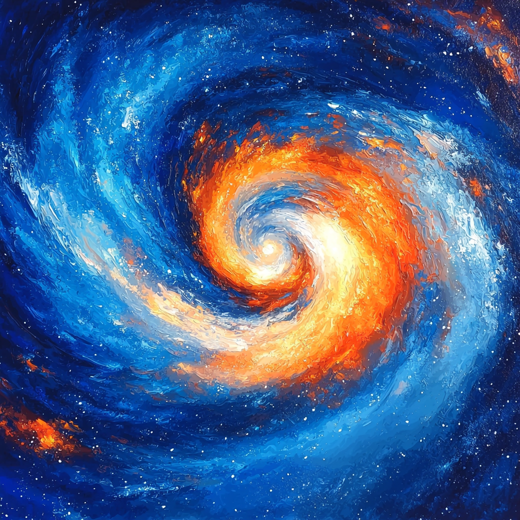 Michelangelo Inspired Celestial Vortex Paint By Numbers