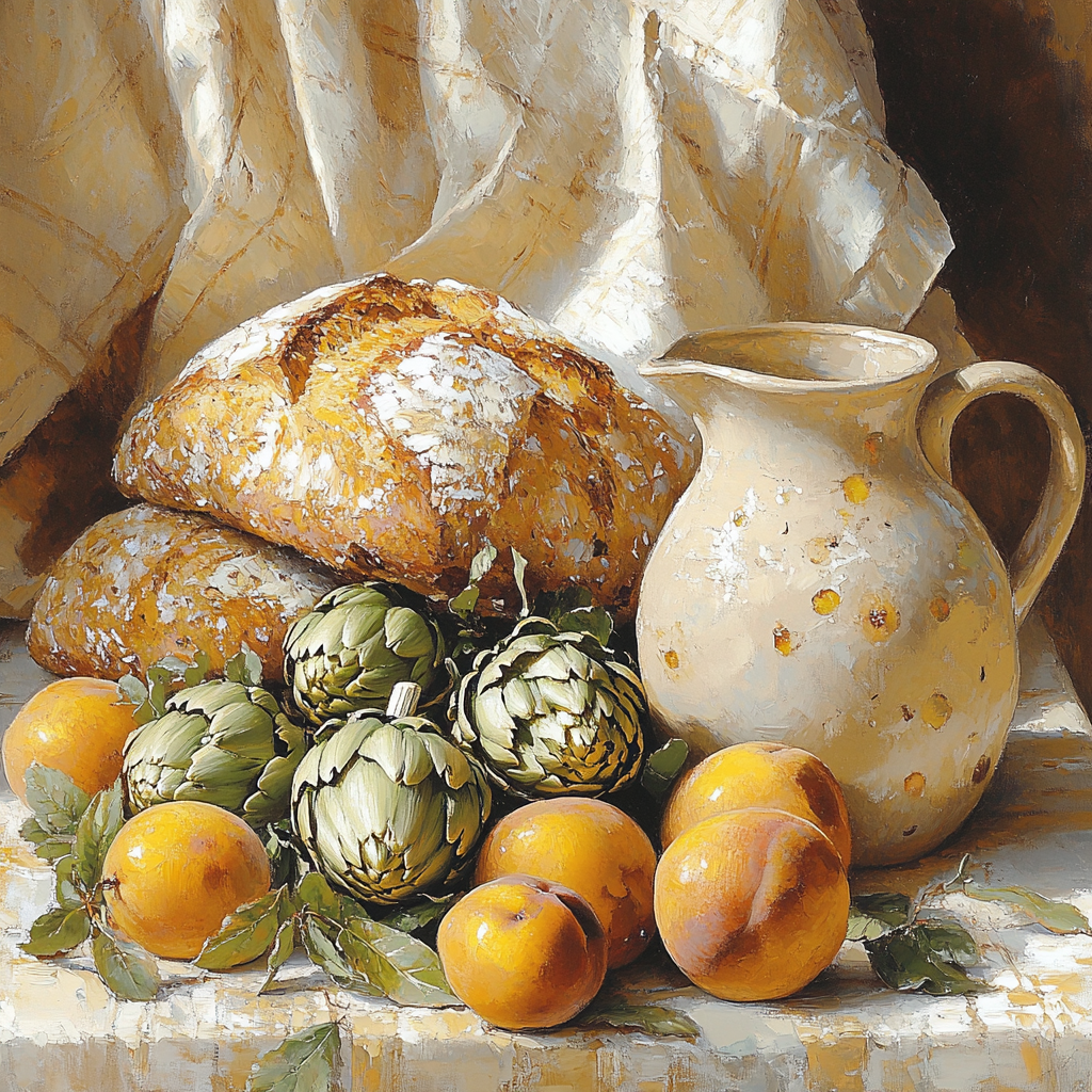 Diego Velázquez Inspired Market Harvest Study Numbered painting kits