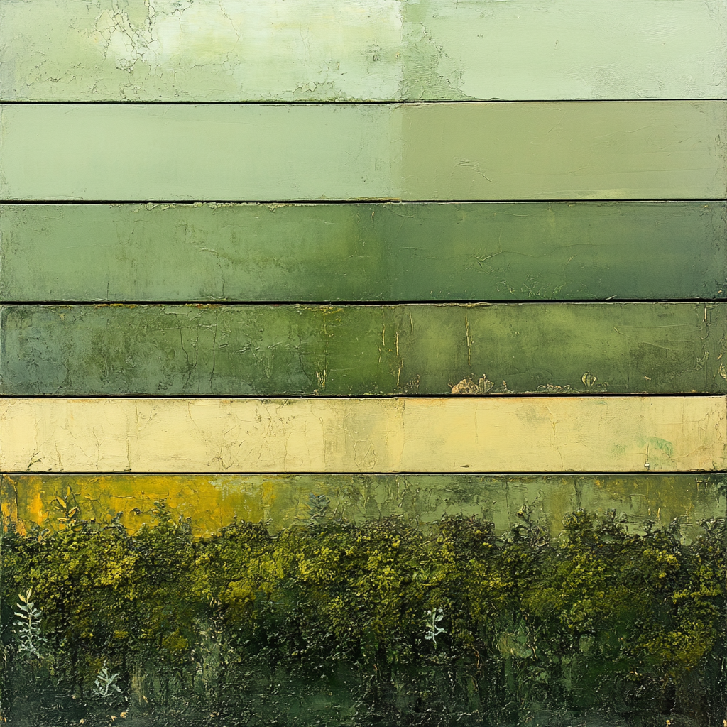 Mark Rothko Inspired Verdant Twilight Painting by numbers kit