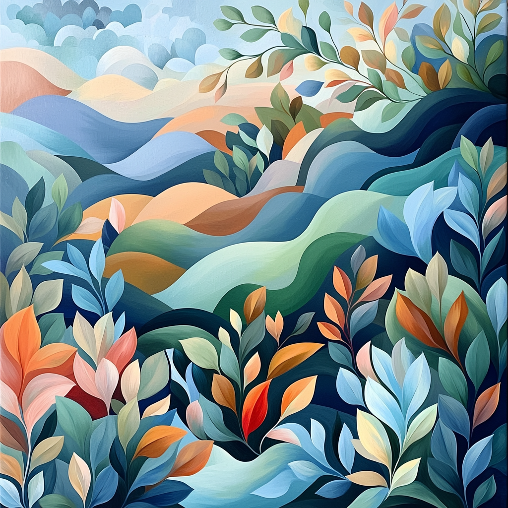 Frida Kahlo Inspired Dreams Of Nature DIY Paint By Numbers