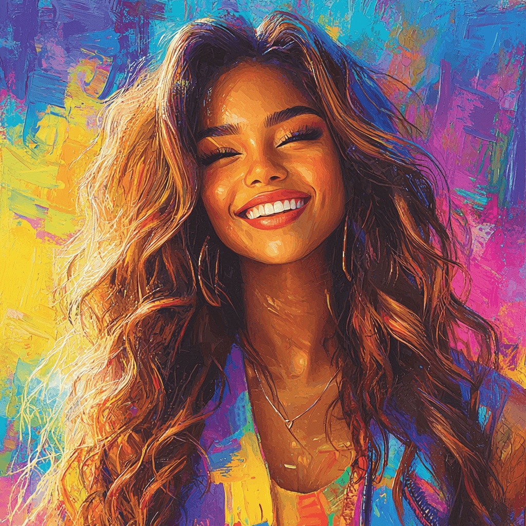 Zendaya: The Vibrant Catalyst Of Generation Z Paint By Numbers Art