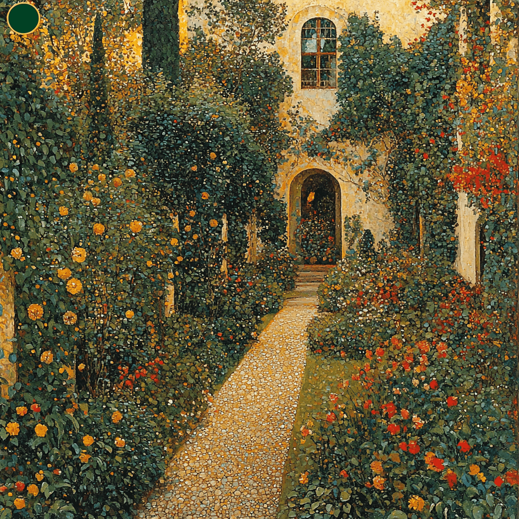 Gustav Klimt Inspired Garden Of Euphoria Paint By Numbers