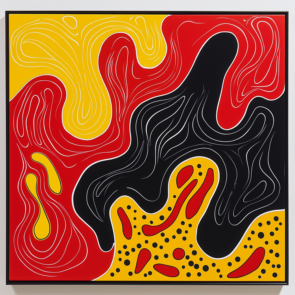 Yayoi Kusama Inspired The Flow Of Colors DIY Paint By Numbers