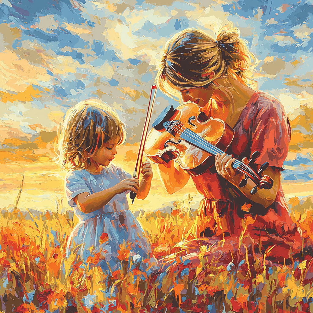 Mommy And Me: A Musical Journey Painting By Numbers Kit